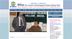 Desktop Screenshot of milliyasrcollege.org